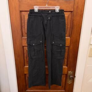 Free People We The Free Park Ave Cargo Pant Black size XS NWT's $148